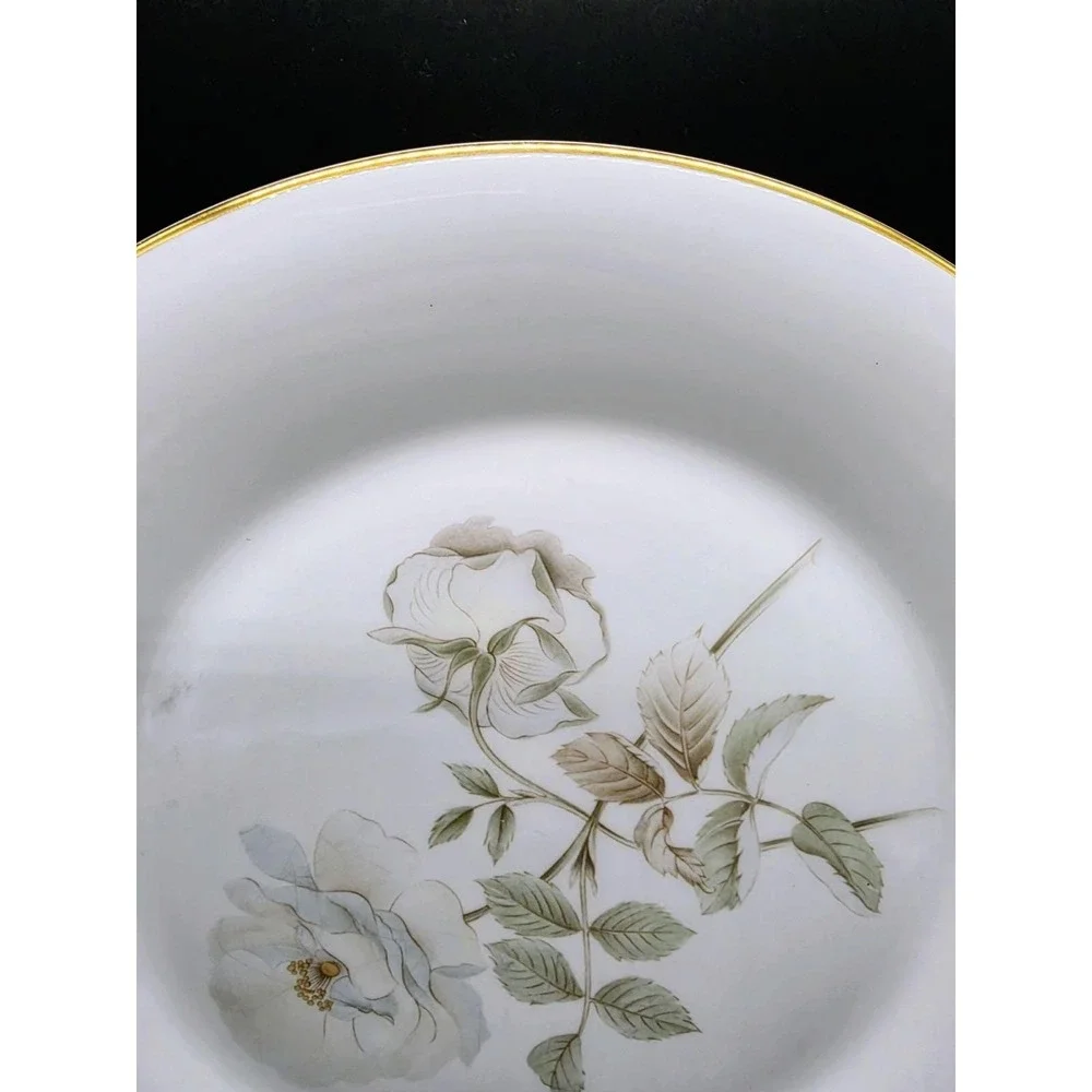 Set/6 Vintage Royal Doulton Yorkshire Rose 10.5